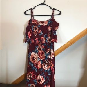 Floral midi dress